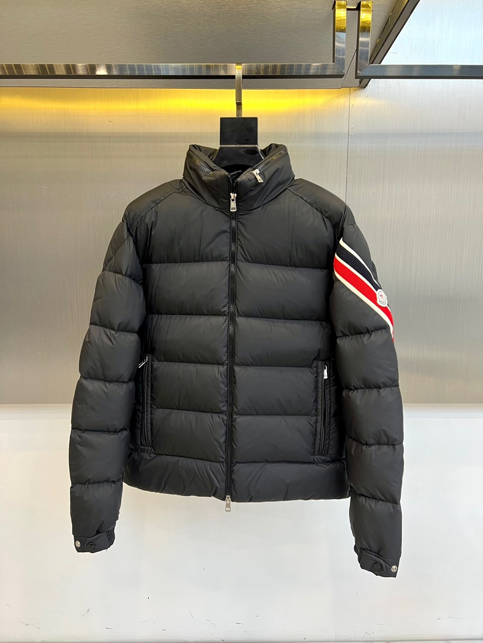Moncler Down Jacket Goose Down Striped S-m-l