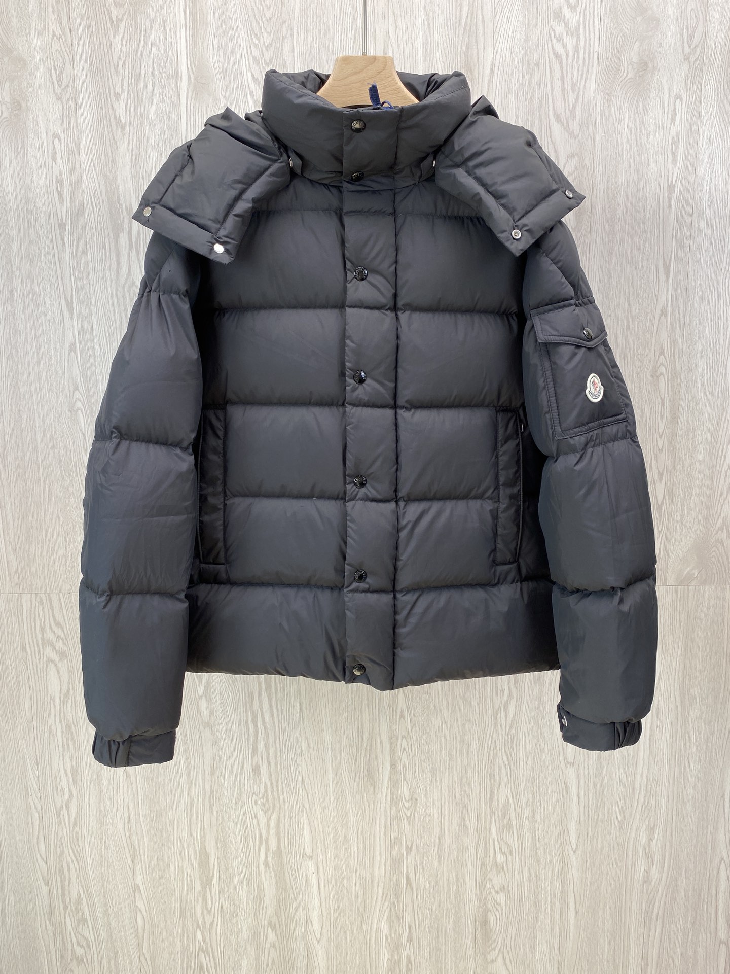 Moncler Male Down Jacket White Duck Down Hooded S-m-l