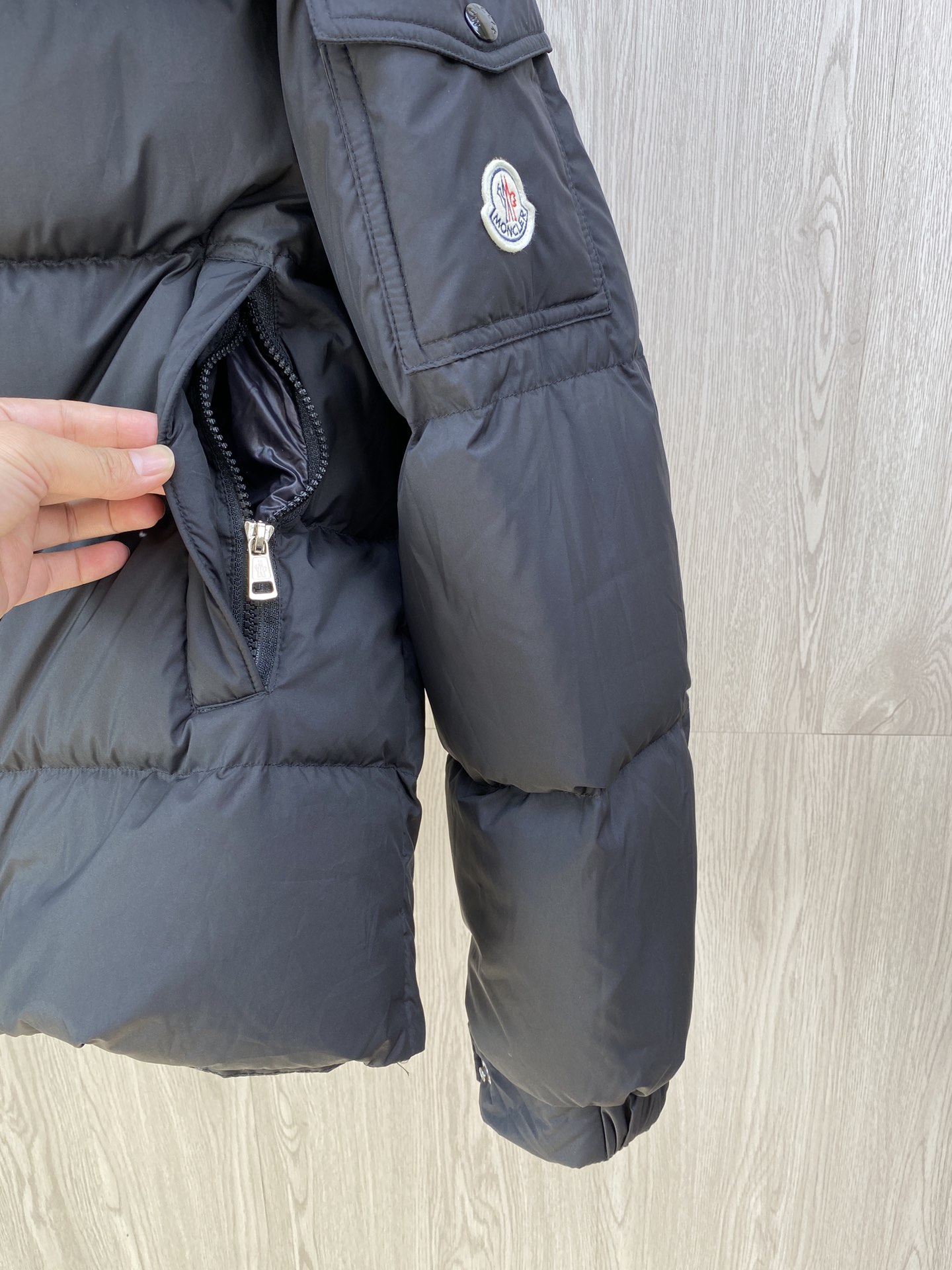 Moncler Male Down Jacket White Duck Down Hooded S-m-l