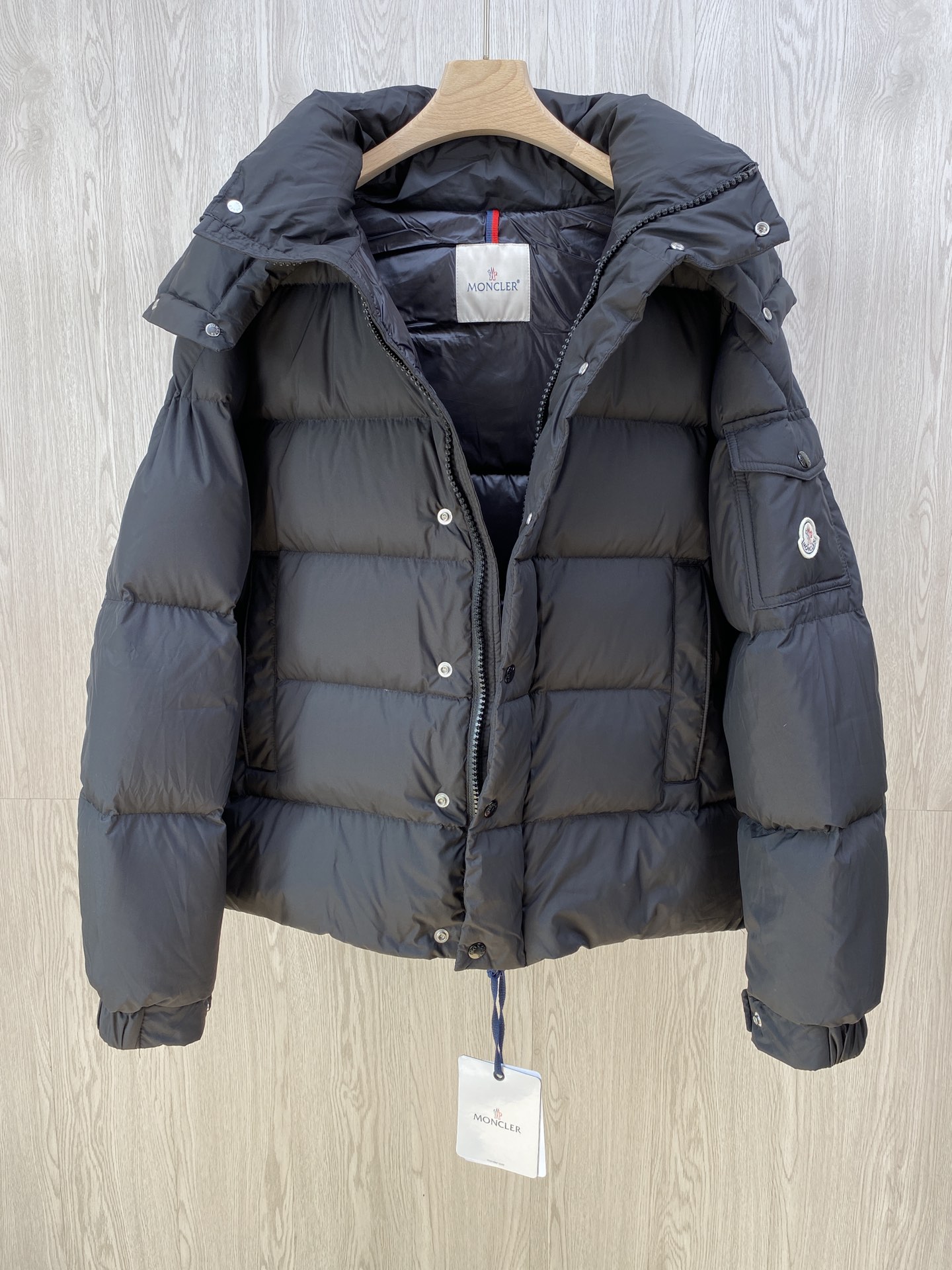 Moncler Male Down Jacket White Duck Down Hooded S-m-l