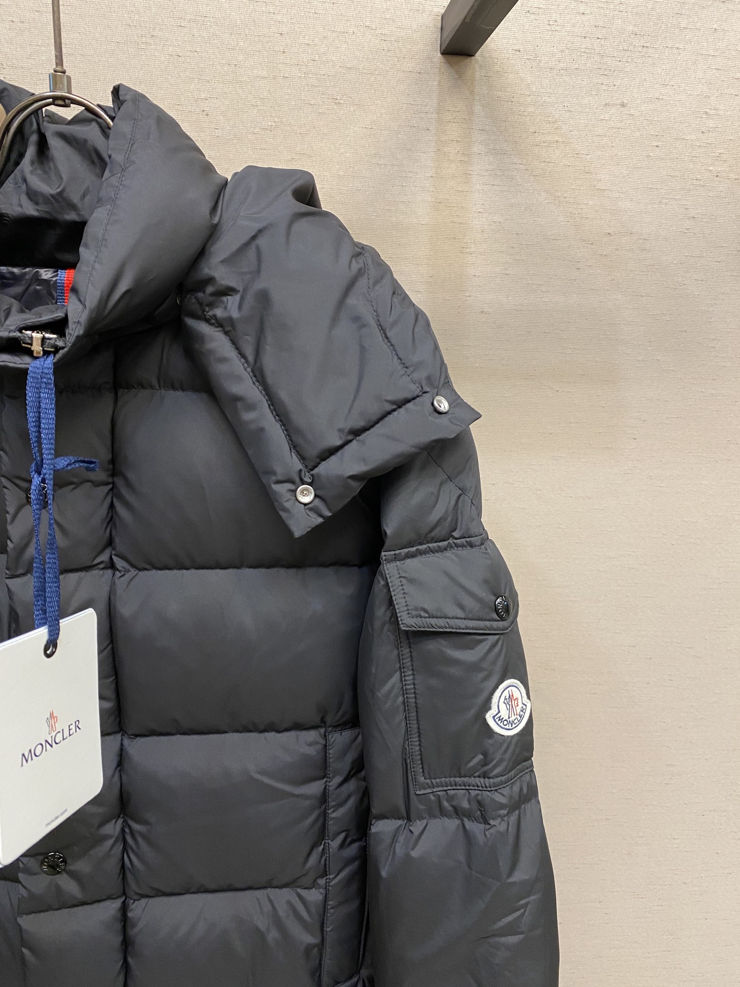 Moncler Male Down Jacket White Duck Down Hooded S-m-l
