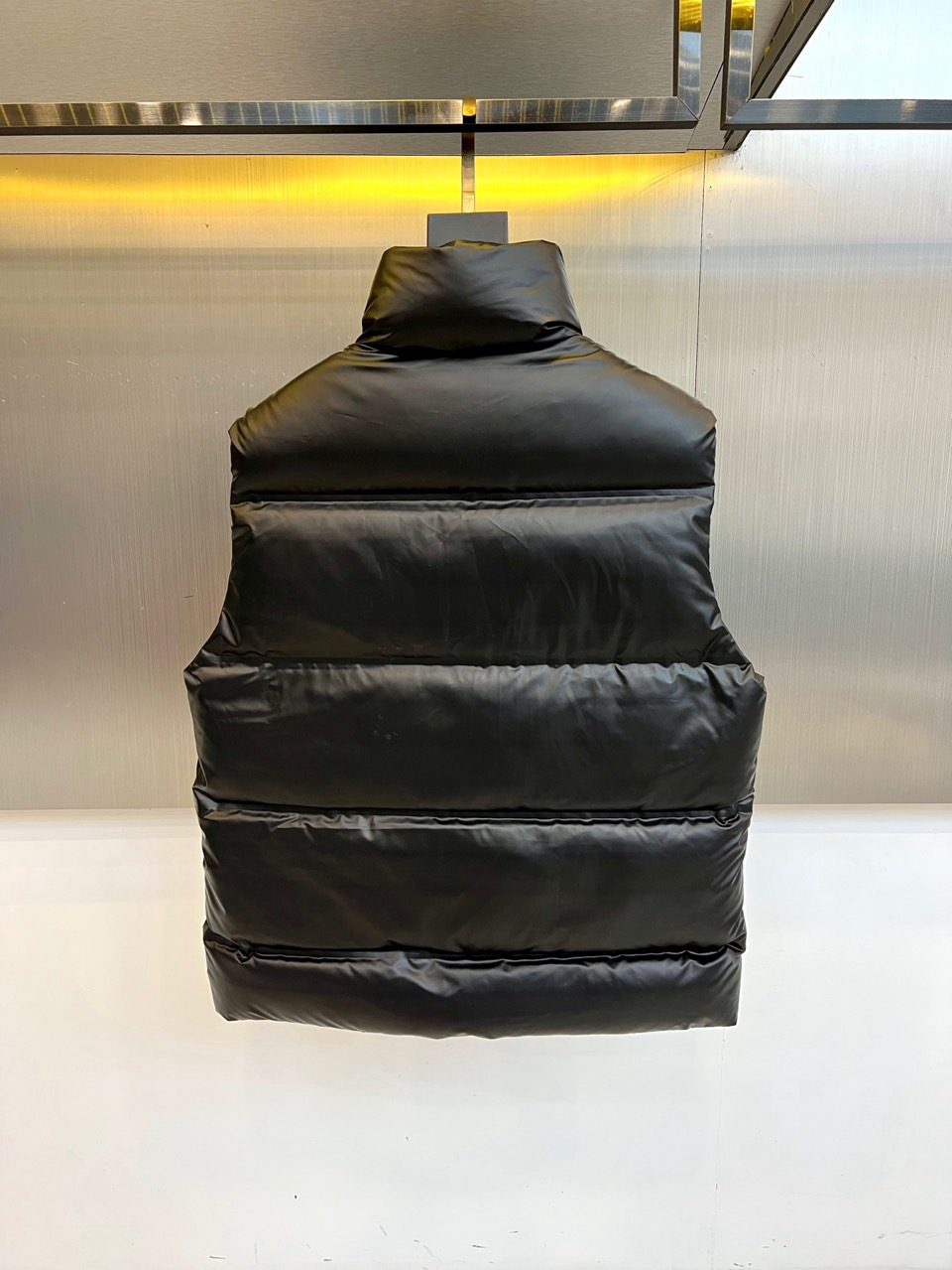 Prada Down Vest Knitted Black Slim Fit S-xl