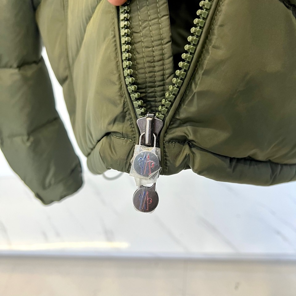 Moncler Down Jacket Cotton Blue Hooded M-l