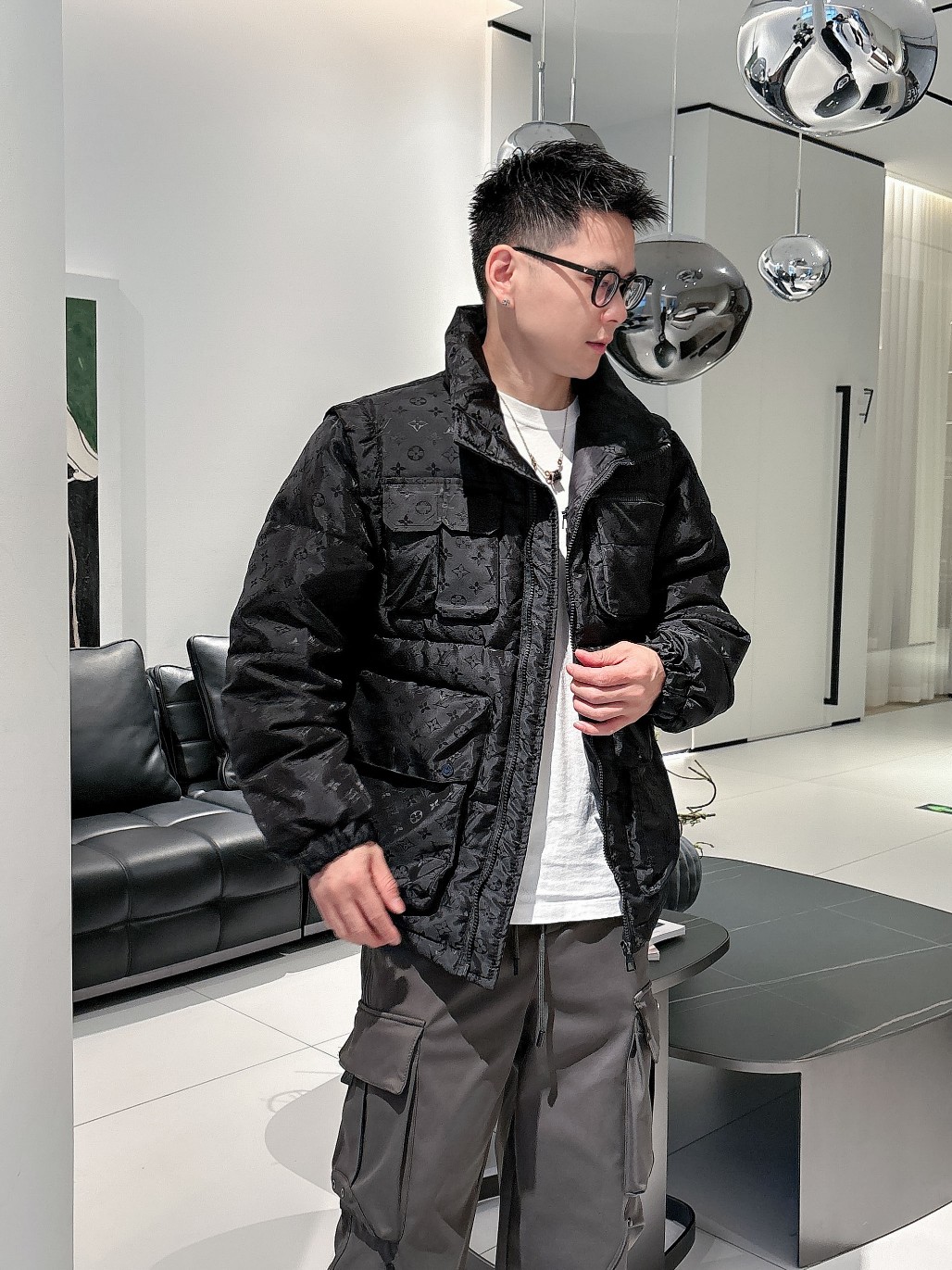 Louis Vuitton Couple Down Jacket Goose Down M-l-xl