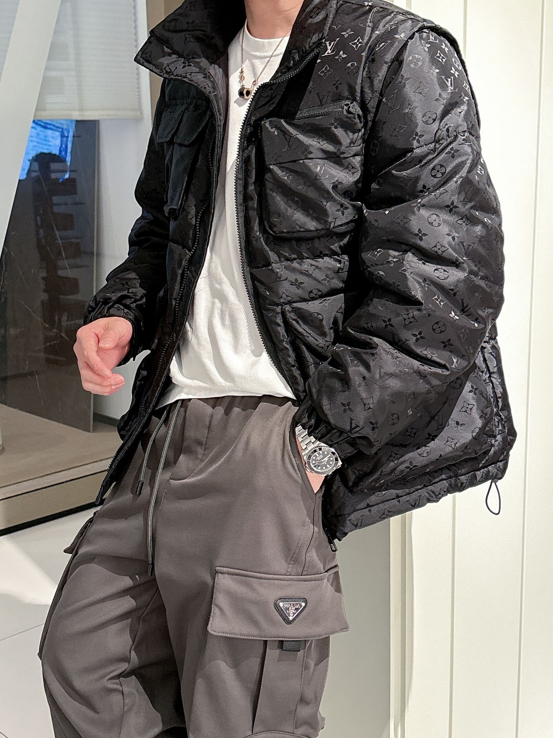 Louis Vuitton Couple Down Jacket Goose Down M-l-xl