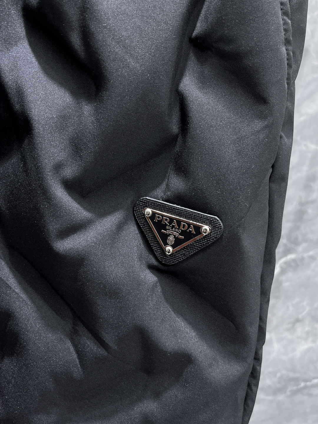 Prada Couple Basic Clothing White Duck Down Loose Fit L-xl