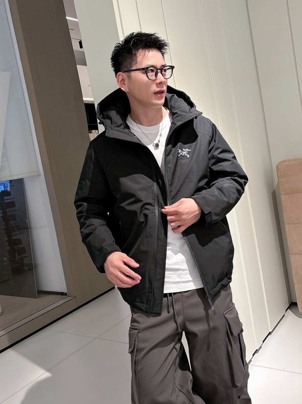 Arcteryx Couple Down Jacket Goose Down M-l-xl