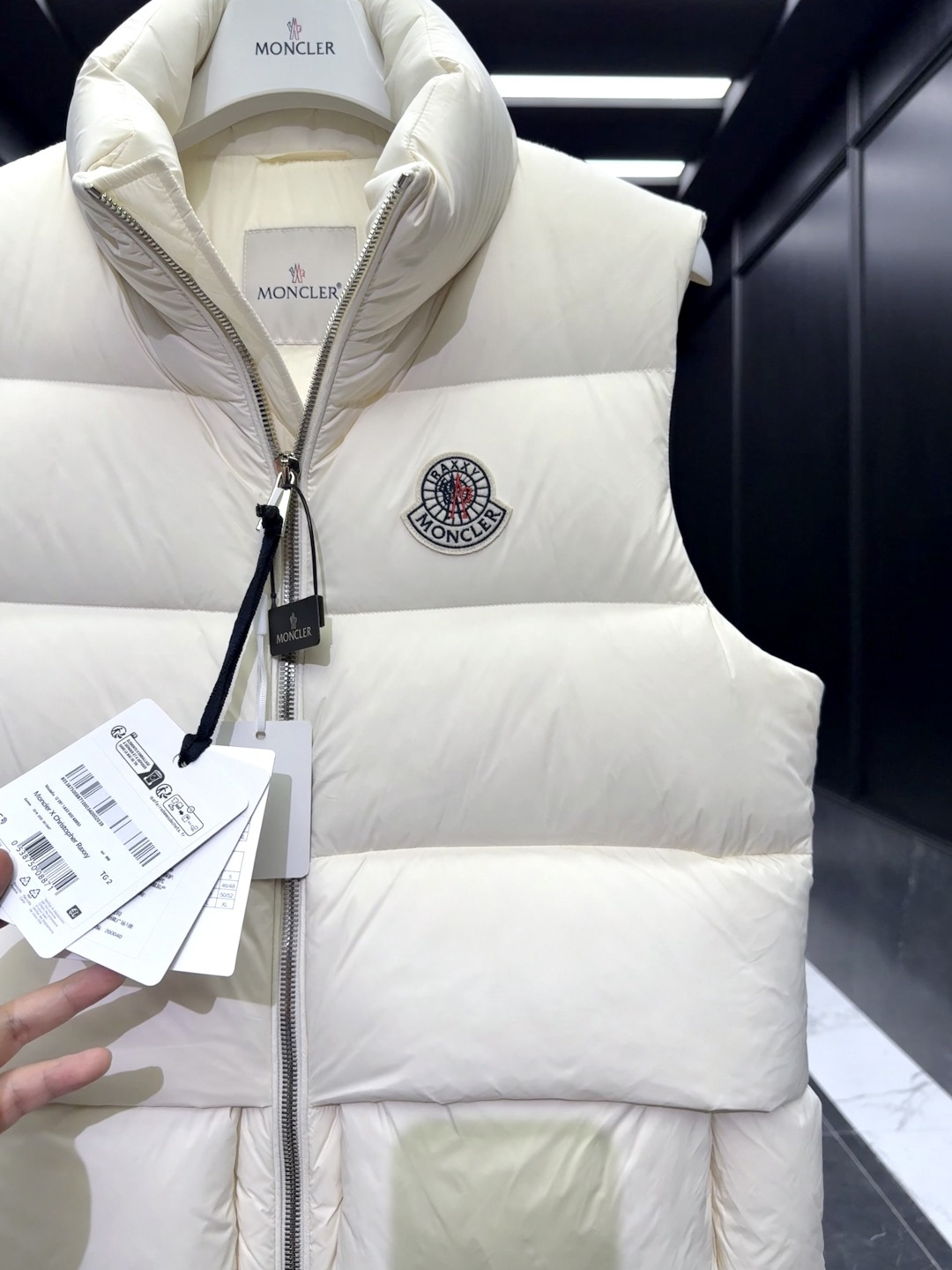 Moncler Female Down Vest Black Couple Style S-m-l