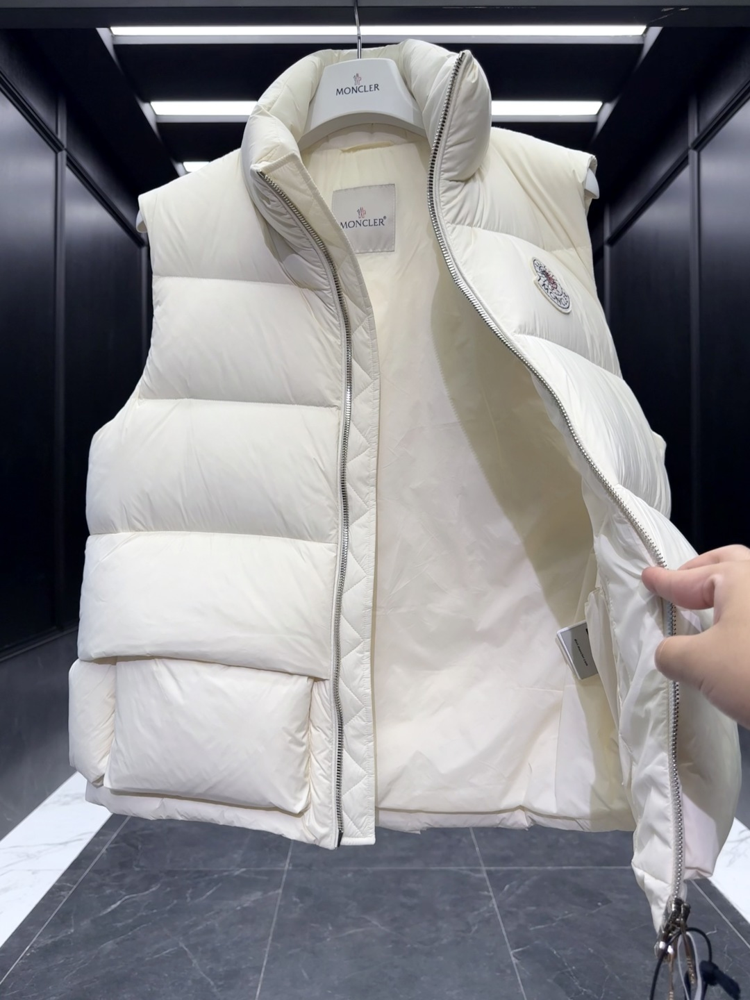 Moncler Female Down Vest Black Couple Style S-m-l