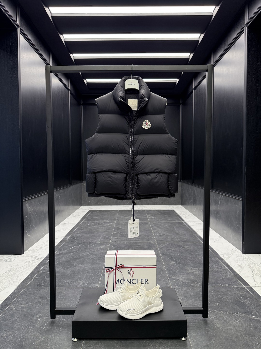 Moncler Female Down Vest Black Couple Style S-m-l