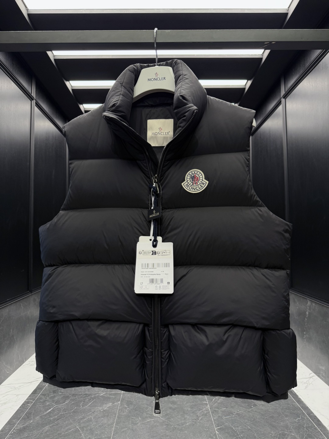 Moncler Female Down Vest Black Couple Style S-m-l