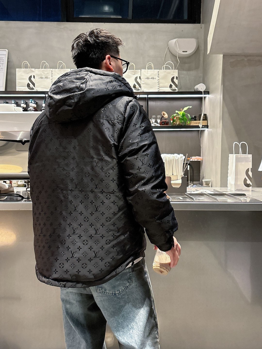Louis Vuitton Couple Down Jacket Goose Down M-l-xl