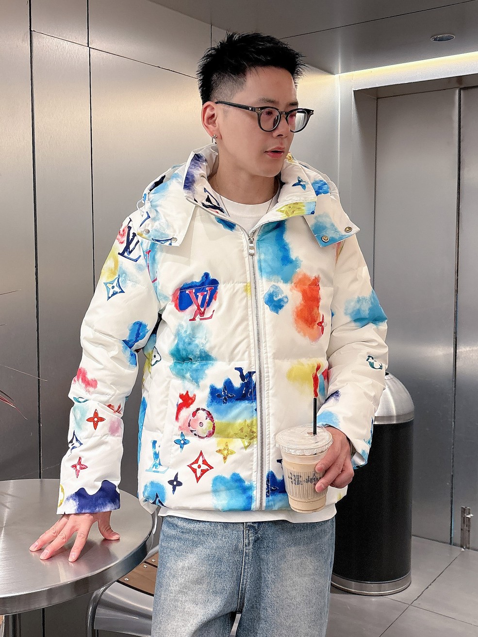 Louis Vuitton Couple Down Jacket Goose Down M-l-xl