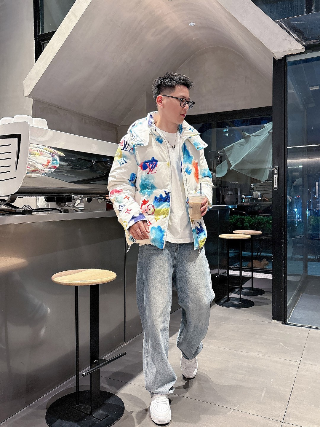 Louis Vuitton Couple Down Jacket Goose Down M-l-xl