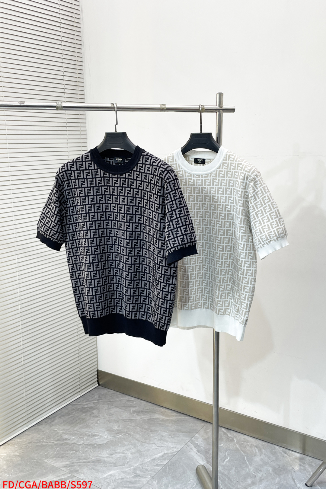 Fendi Couple Basic Clothing Knitted Black S-xl