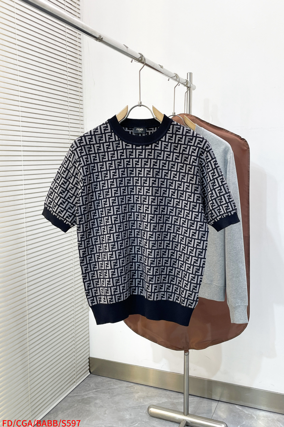 Fendi Couple Basic Clothing Knitted Black S-xl