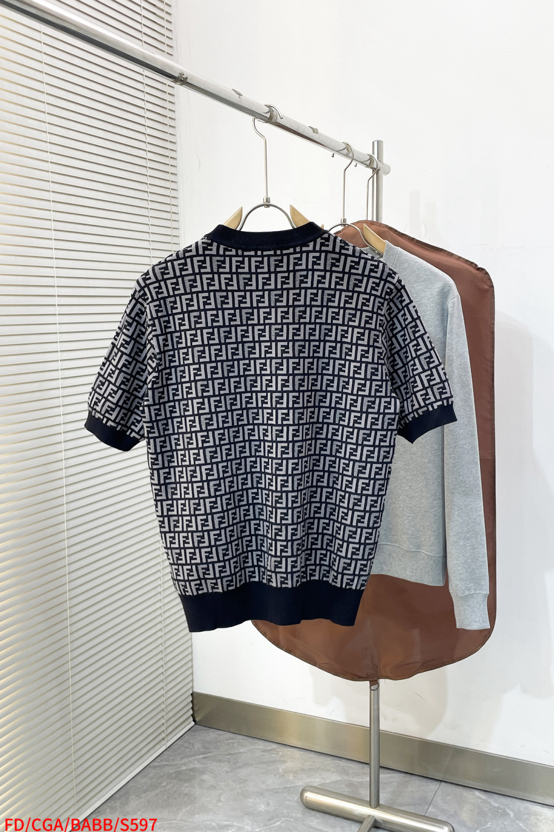 Fendi Couple Basic Clothing Knitted Black S-xl