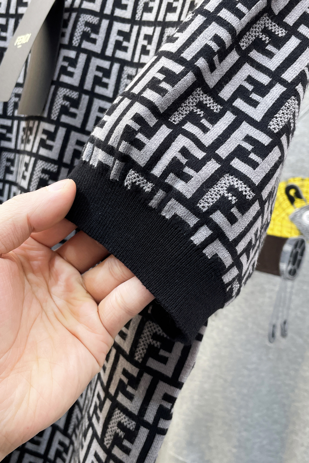 Fendi Couple Basic Clothing Knitted Black S-xl