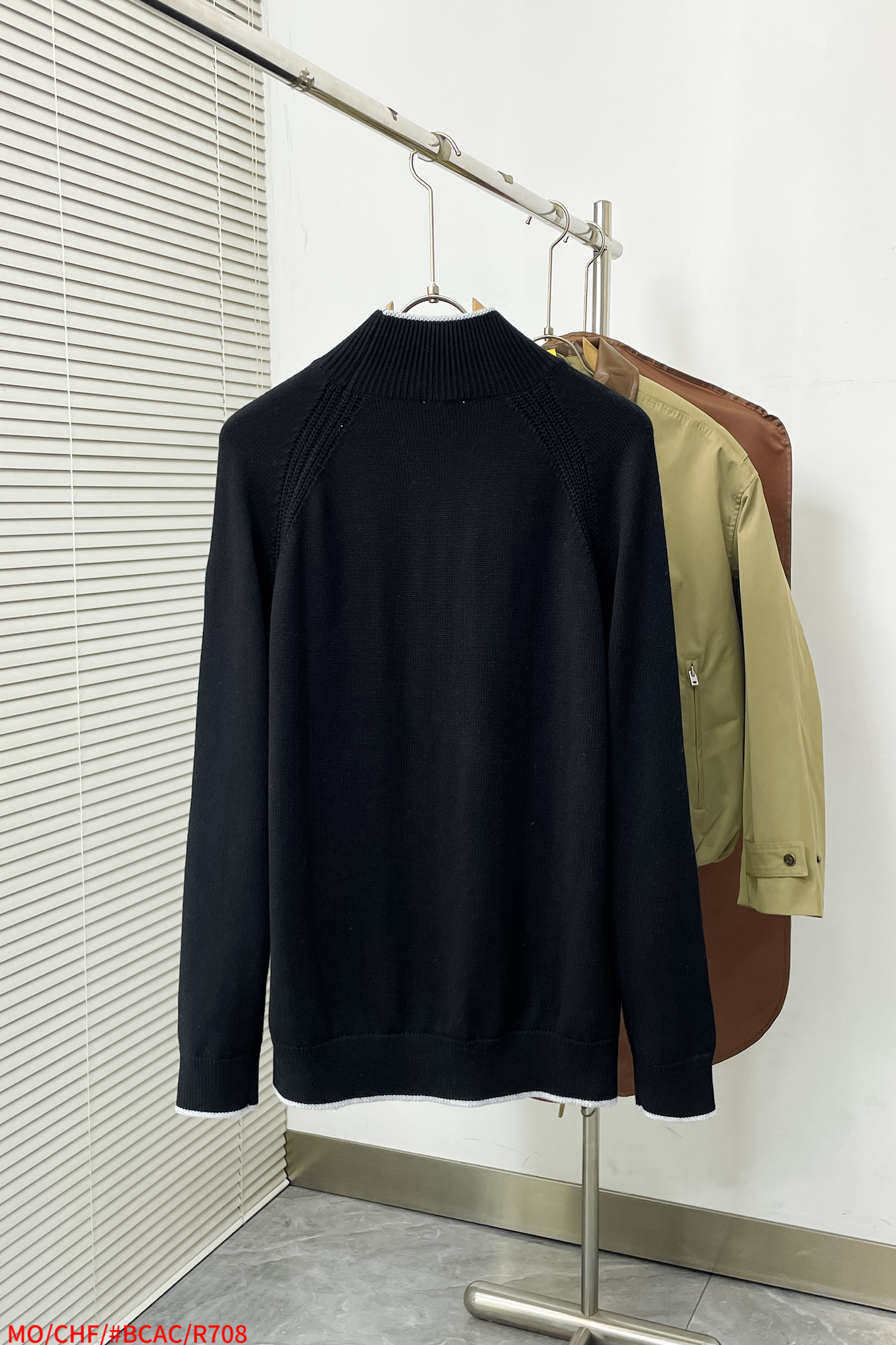 Moncler Basic Clothing Wool Gray S-m-l-xl