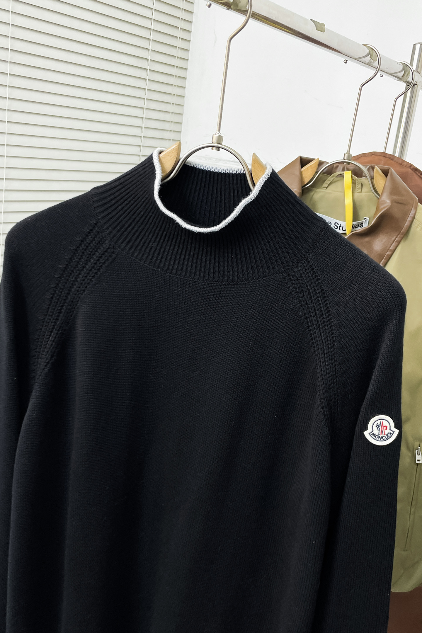 Moncler Basic Clothing Wool Gray S-m-l-xl