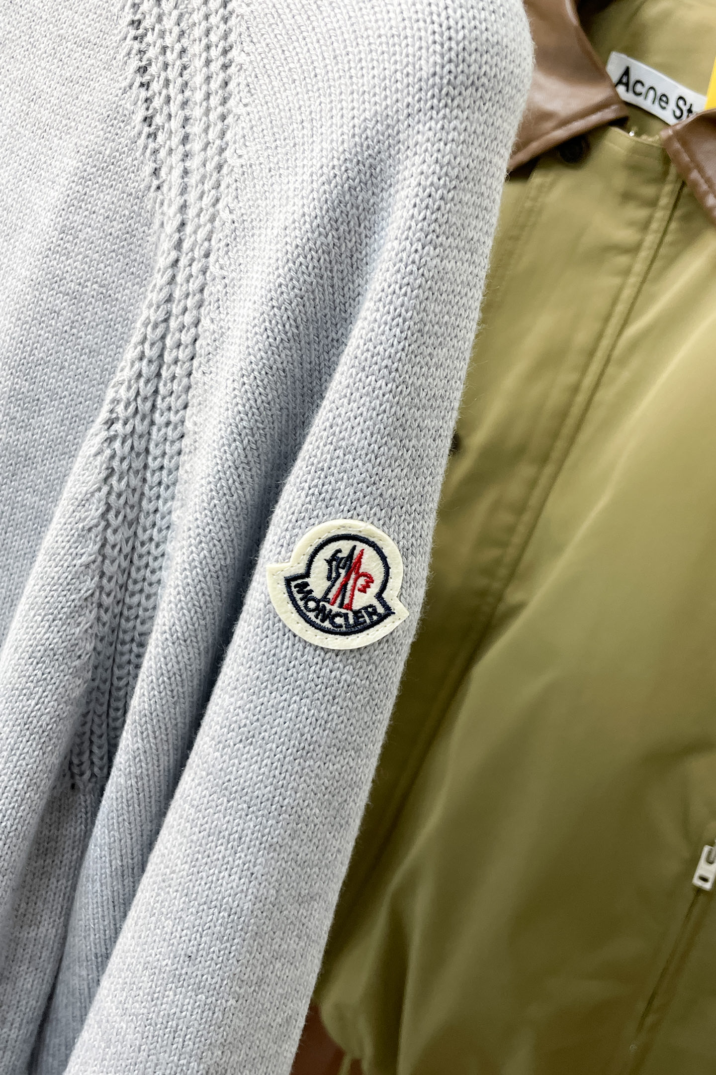 Moncler Basic Clothing Wool Gray S-m-l-xl