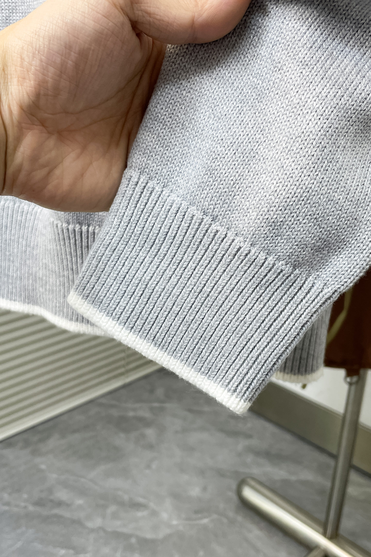 Moncler Basic Clothing Wool Gray S-m-l-xl