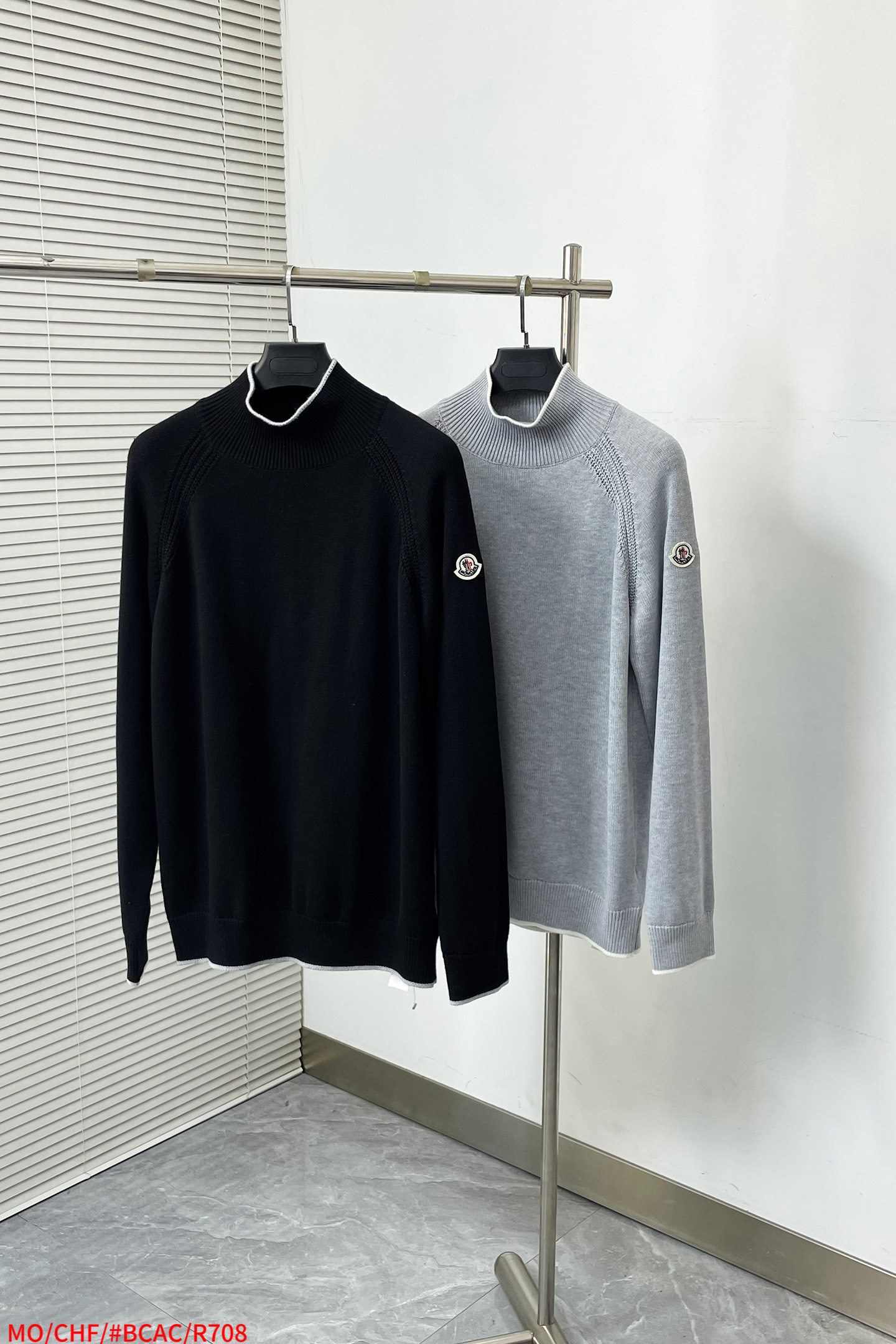 Moncler Basic Clothing Wool Gray S-m-l-xl