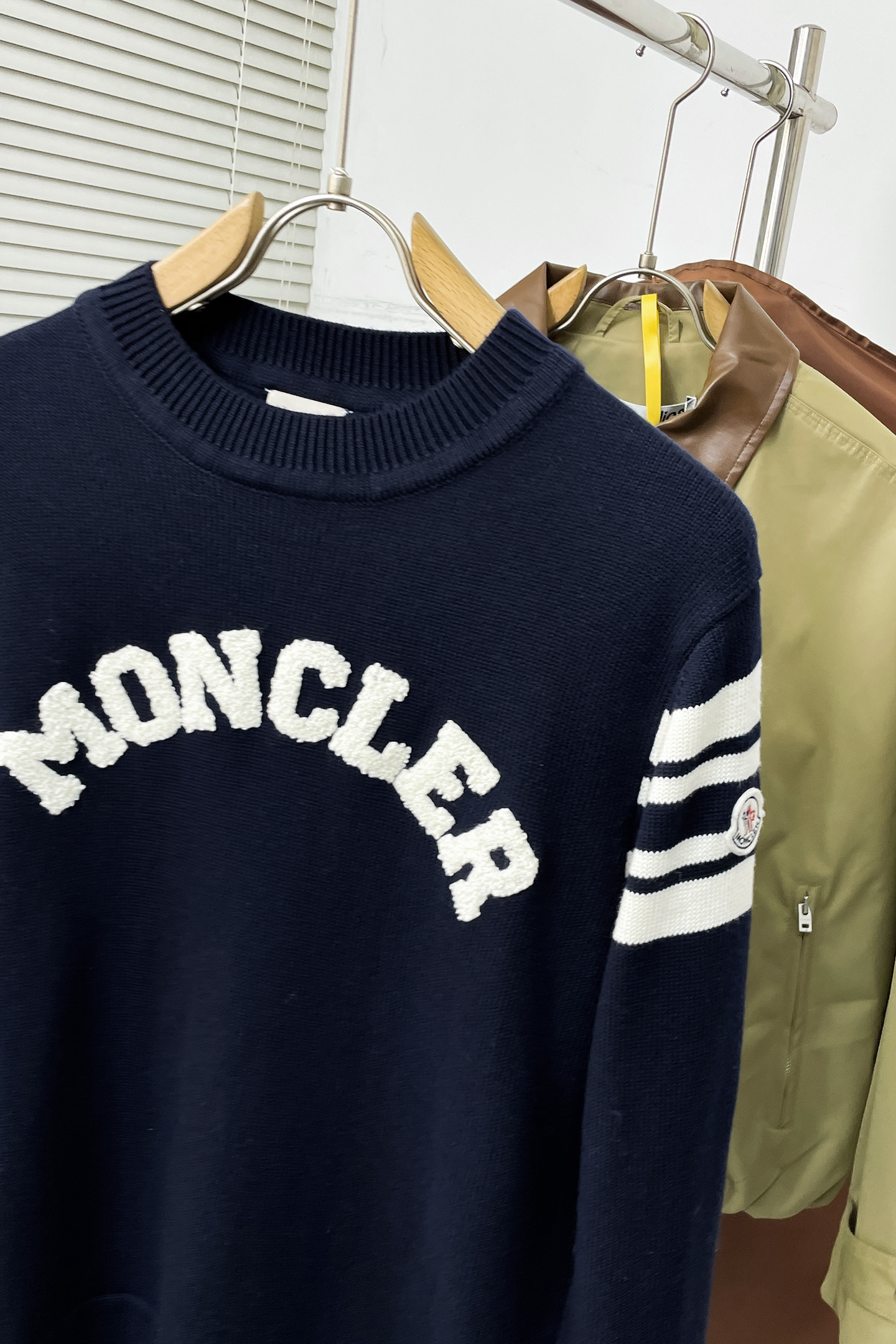 Moncler Basic Clothing Cotton Striped S-m-l-xl