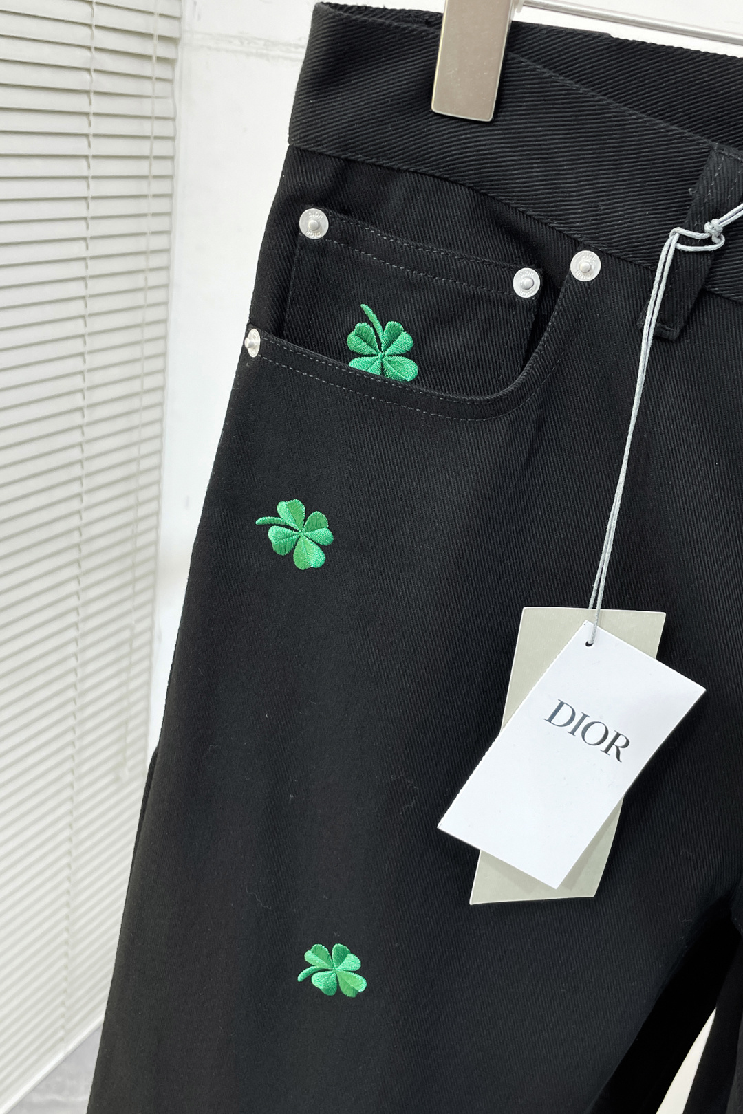 Dior Jeans Cotton Black S-xl