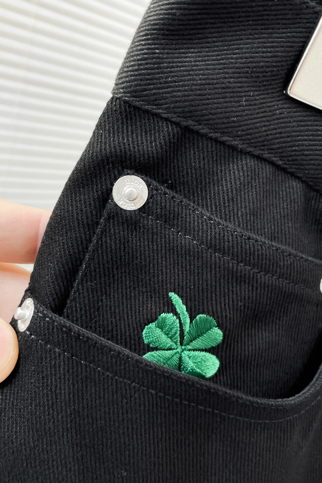 Dior Jeans Cotton Black S-xl