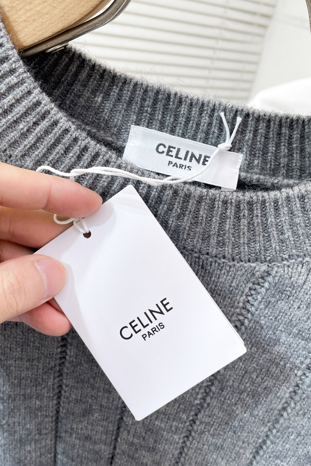 Balenciaga Shirt Wool Gray Loose Fit Xs-s-l