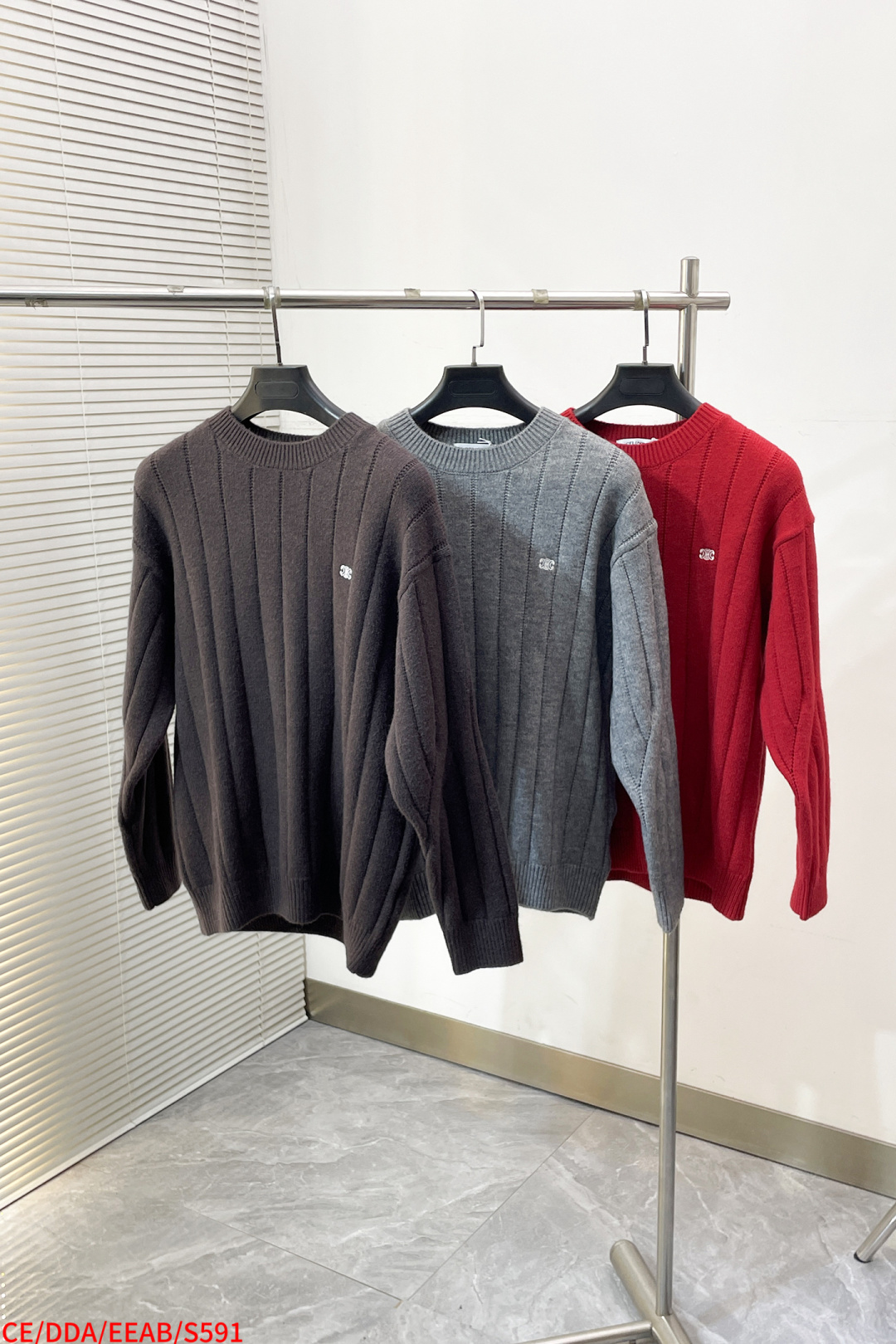 Balenciaga Shirt Wool Gray Loose Fit Xs-s-l