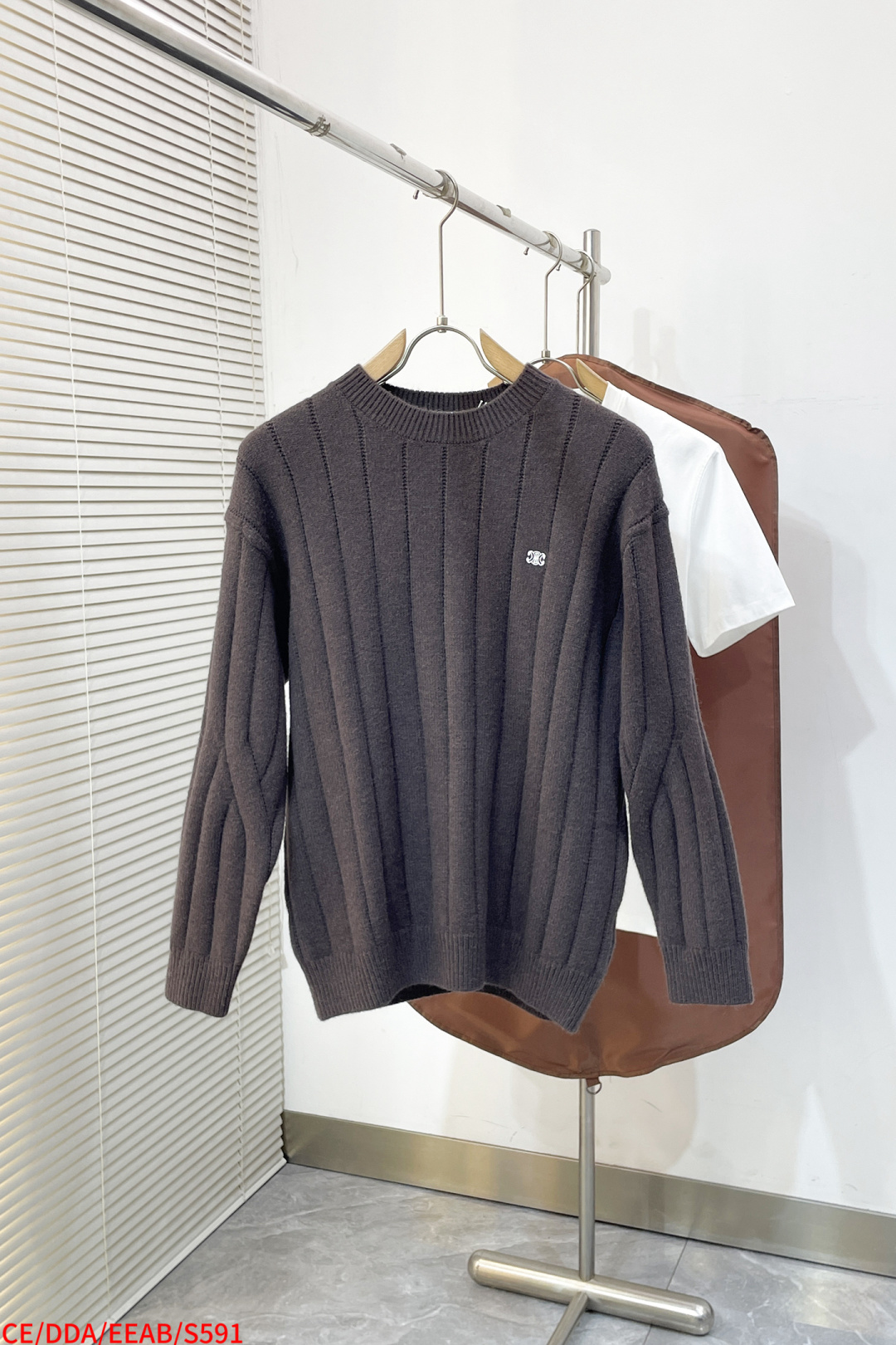Balenciaga Shirt Wool Gray Loose Fit Xs-s-l