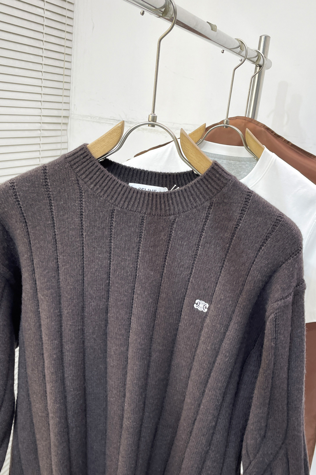 Balenciaga Shirt Wool Gray Loose Fit Xs-s-l