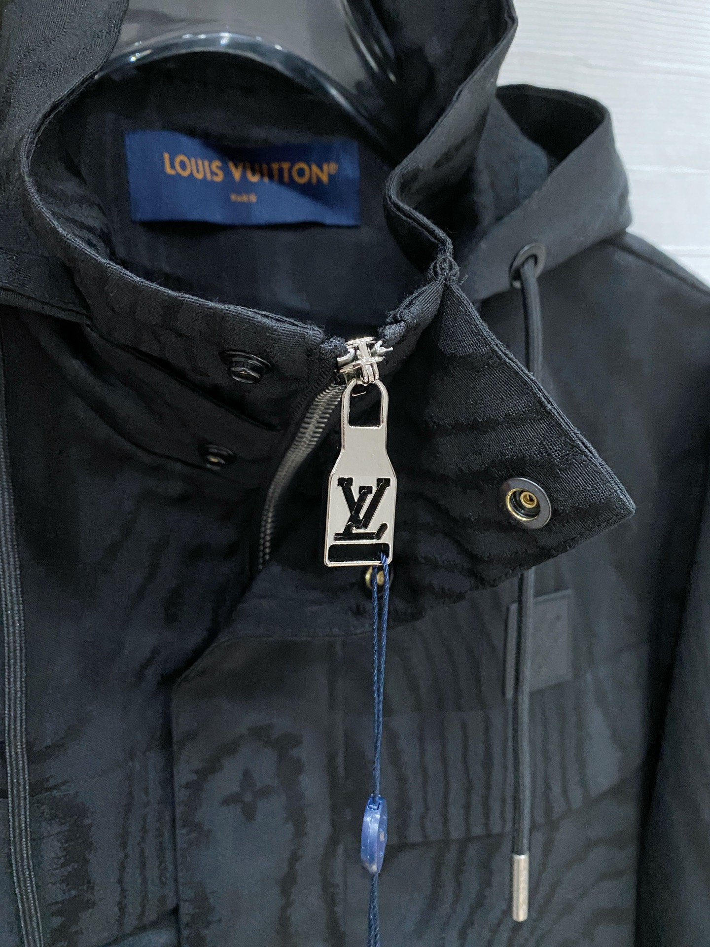 Louis Vuitton Male Jacket Black Couple Style S-m-l-xl