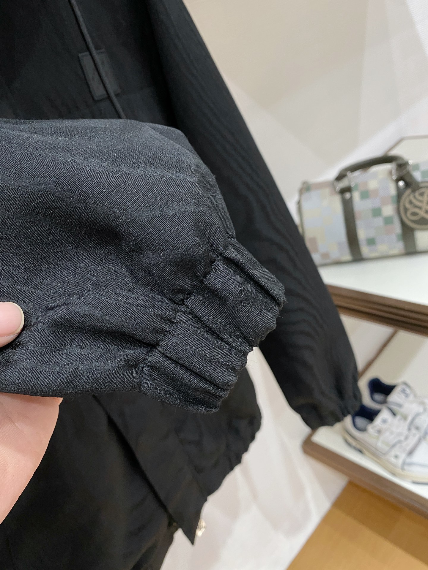 Louis Vuitton Male Jacket Black Couple Style S-m-l-xl