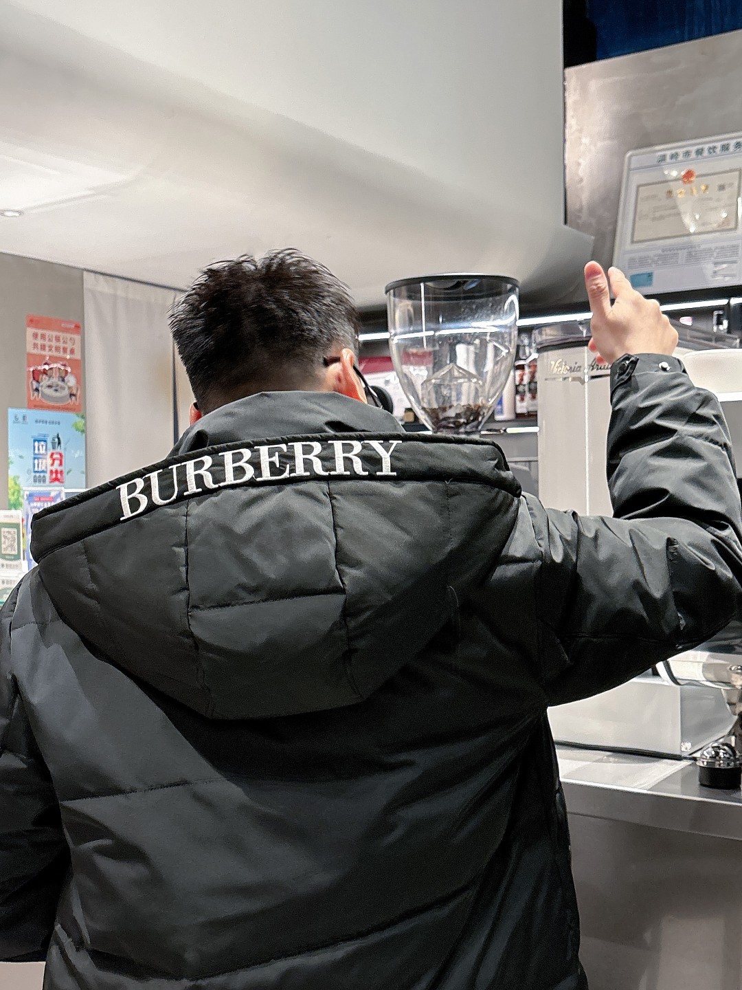 Burberry Couple Down Jacket Goose Down M-l-xl