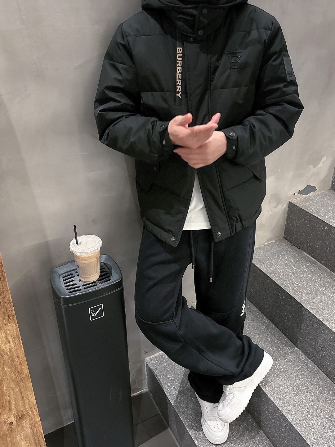 Burberry Couple Down Jacket Goose Down M-l-xl