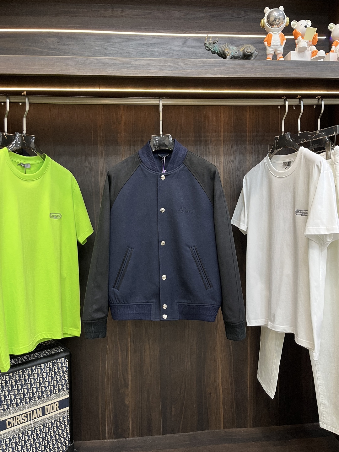 Dior Male Jacket Cotton Blue