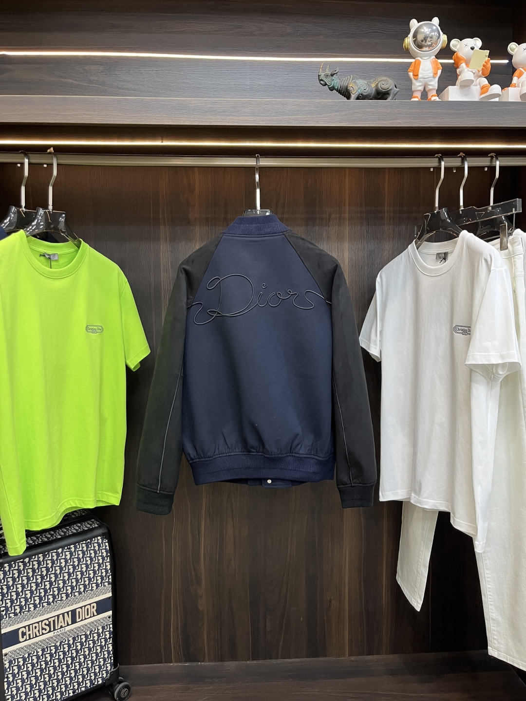 Dior Male Jacket Cotton Blue