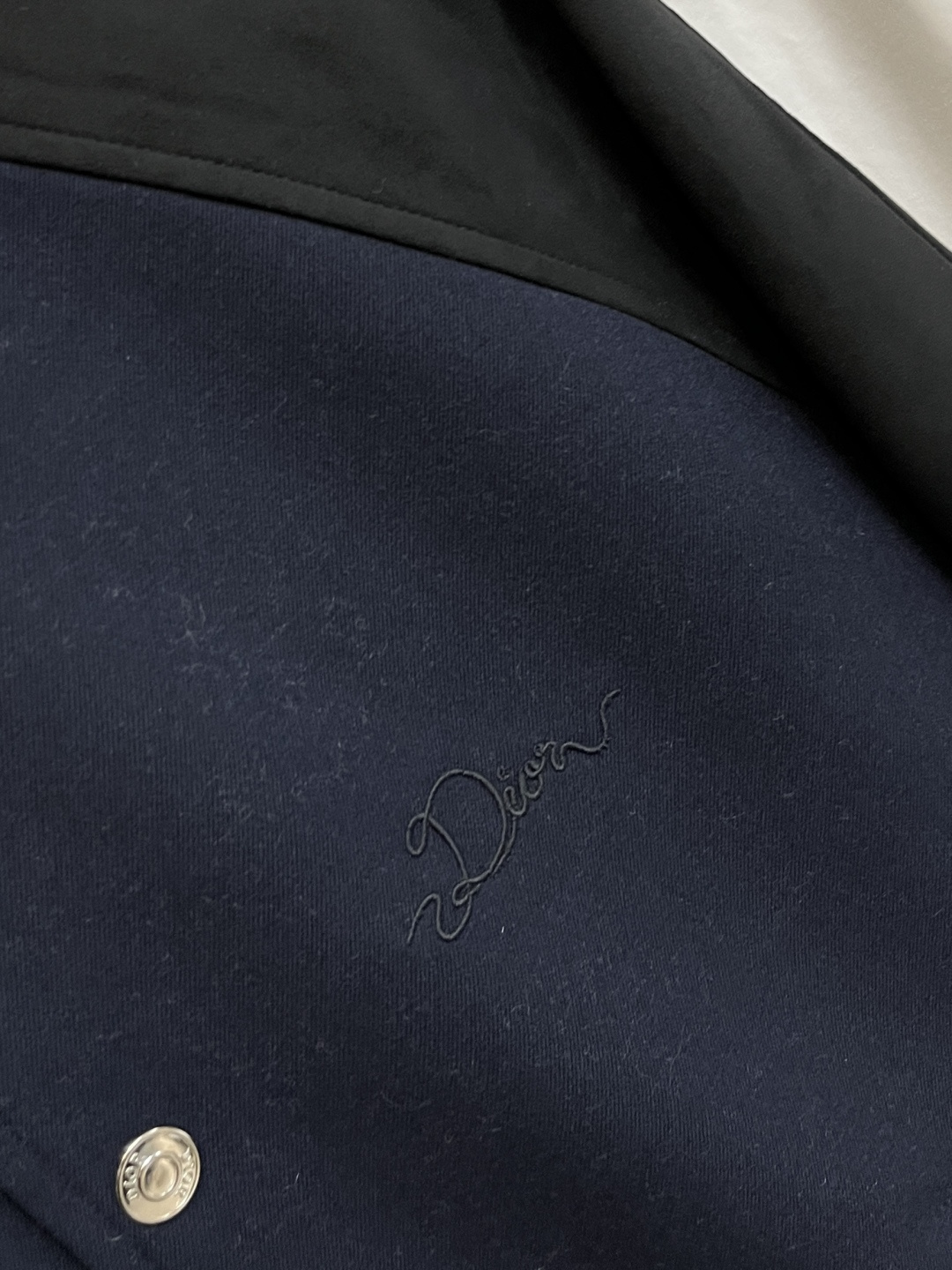 Dior Male Jacket Cotton Blue