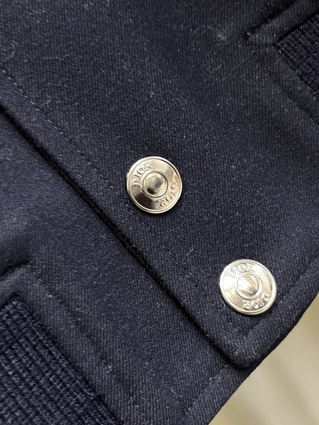 Dior Male Jacket Cotton Blue