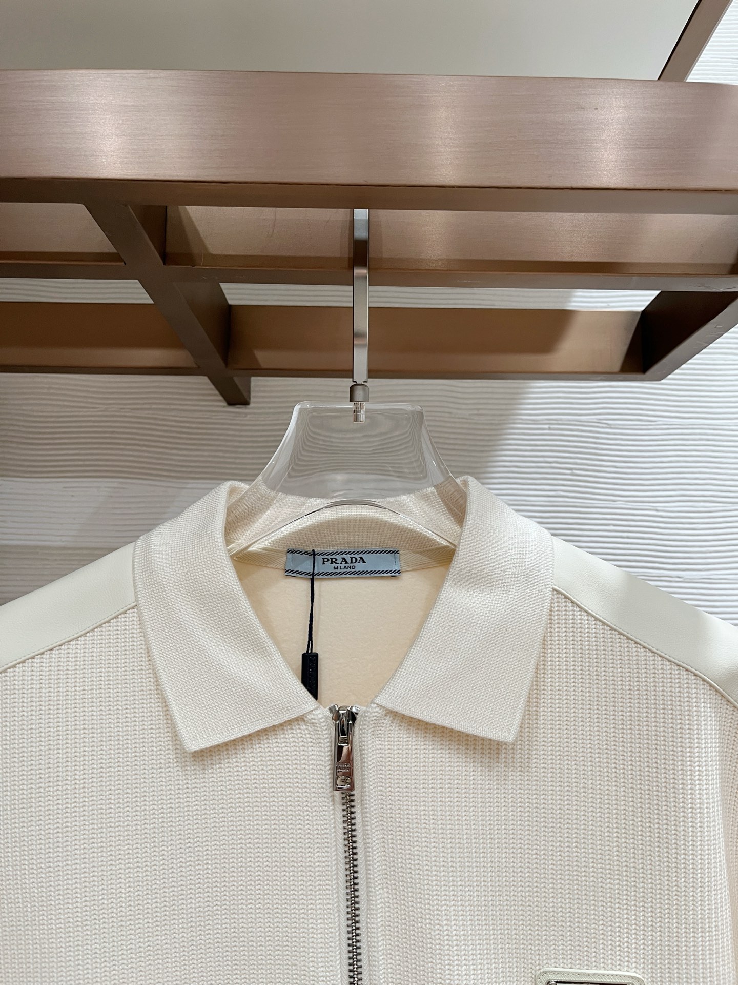 Prada Hoodie Wool Black Slim Fit M-l-xl