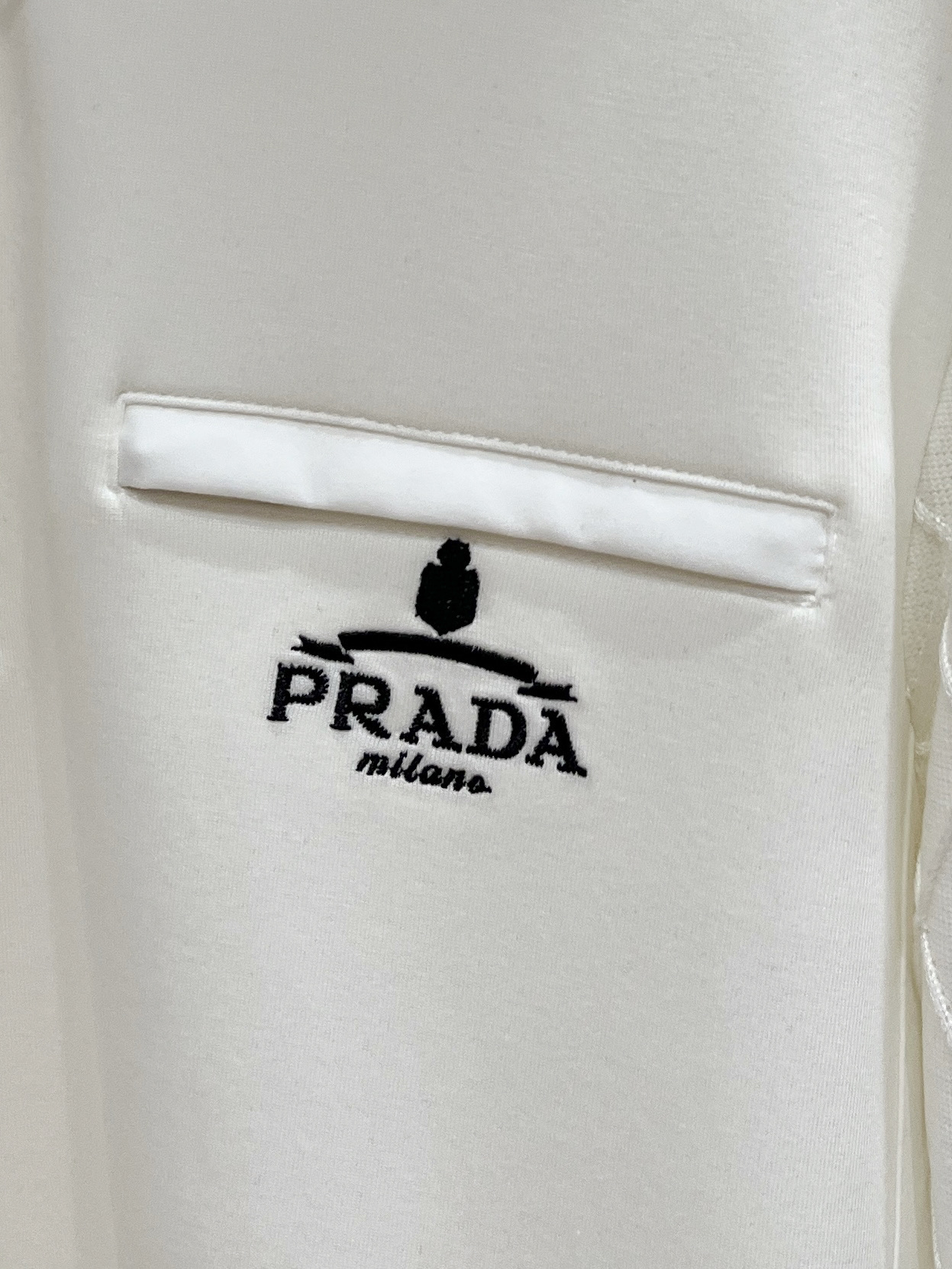 Prada Hoodie Wool Black Slim Fit M-l-xl