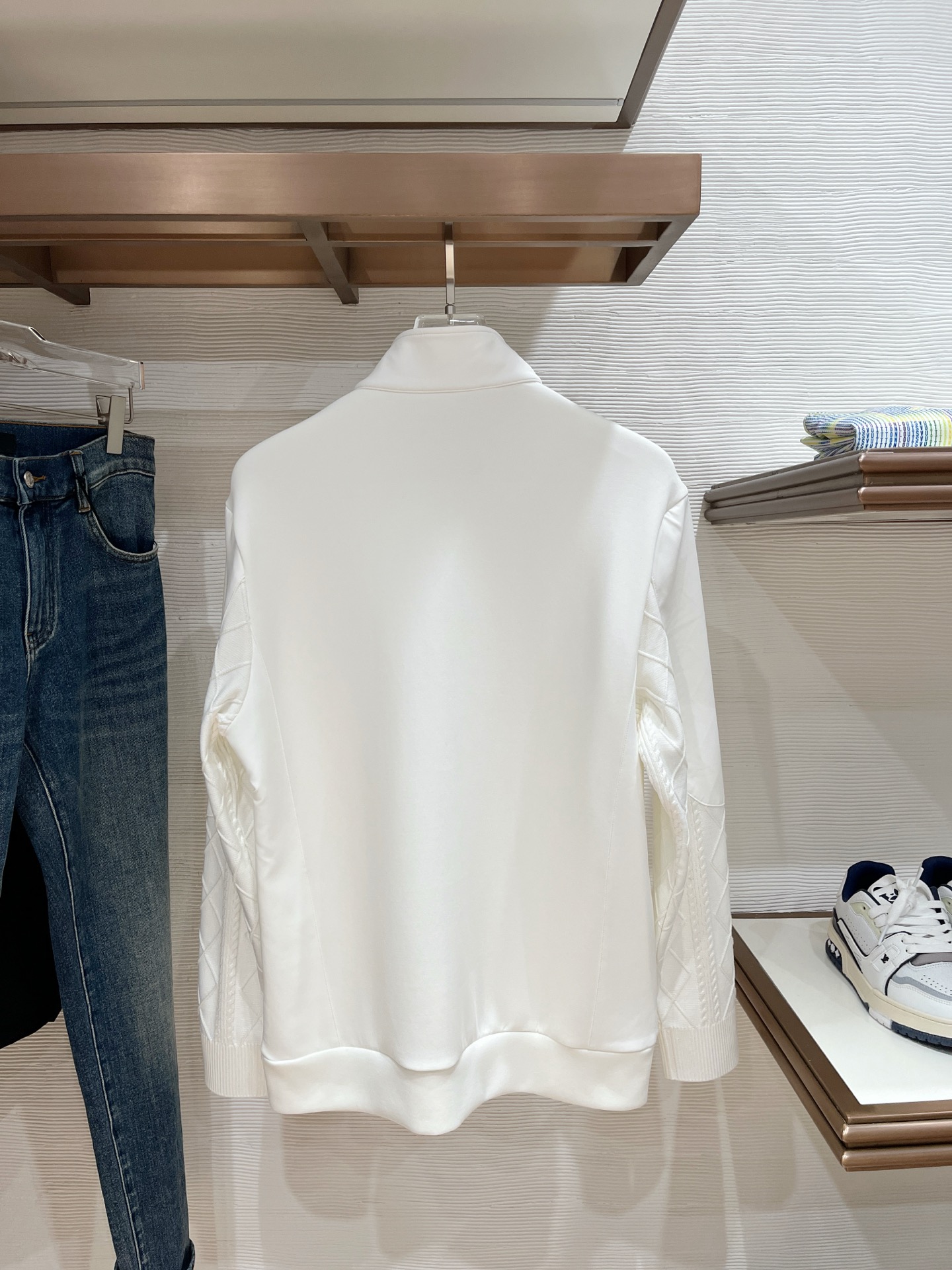 Prada Hoodie Wool Black Slim Fit M-l-xl