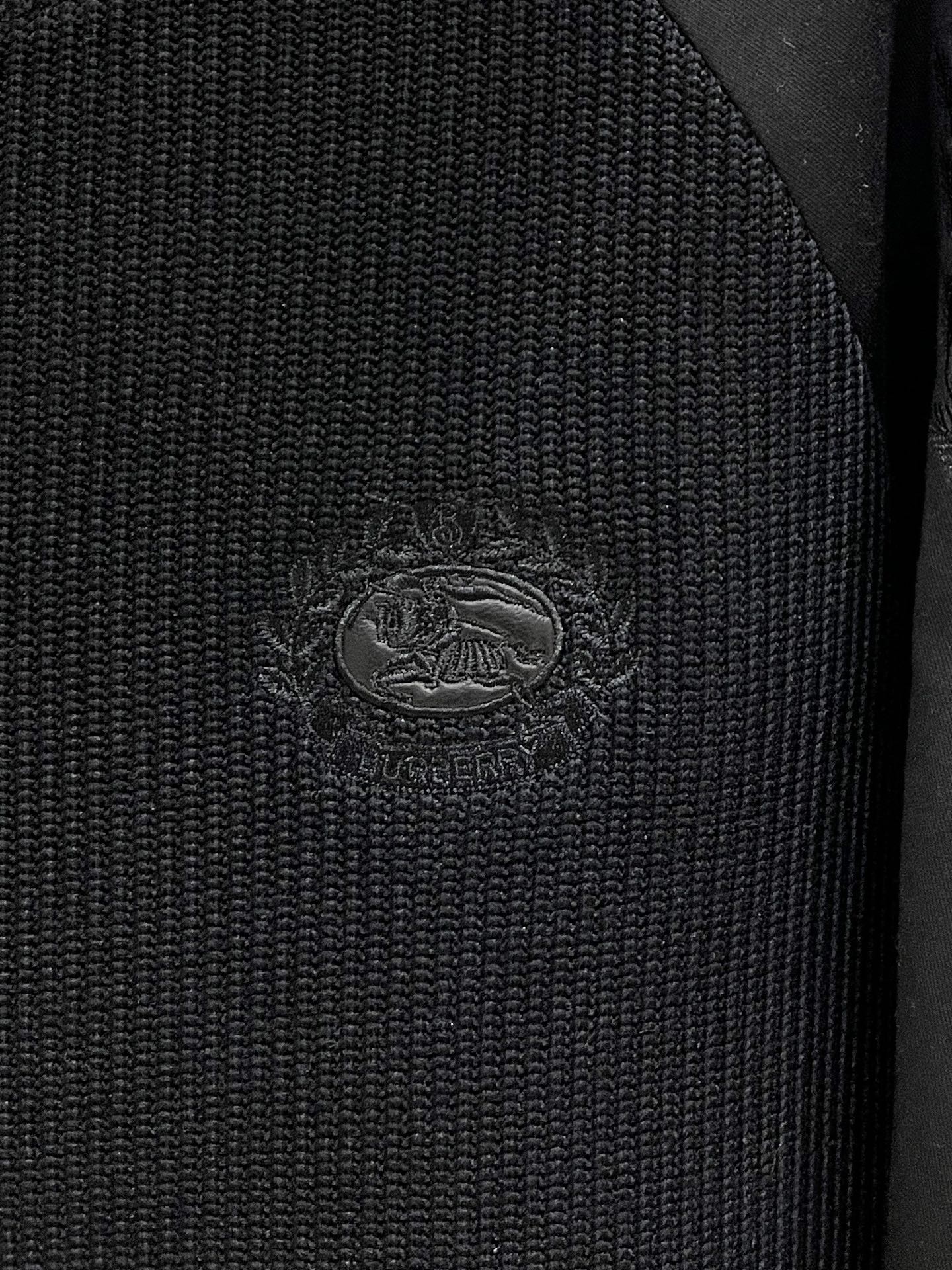 Burberry Hoodie Wool Black Slim Fit M-l-xl