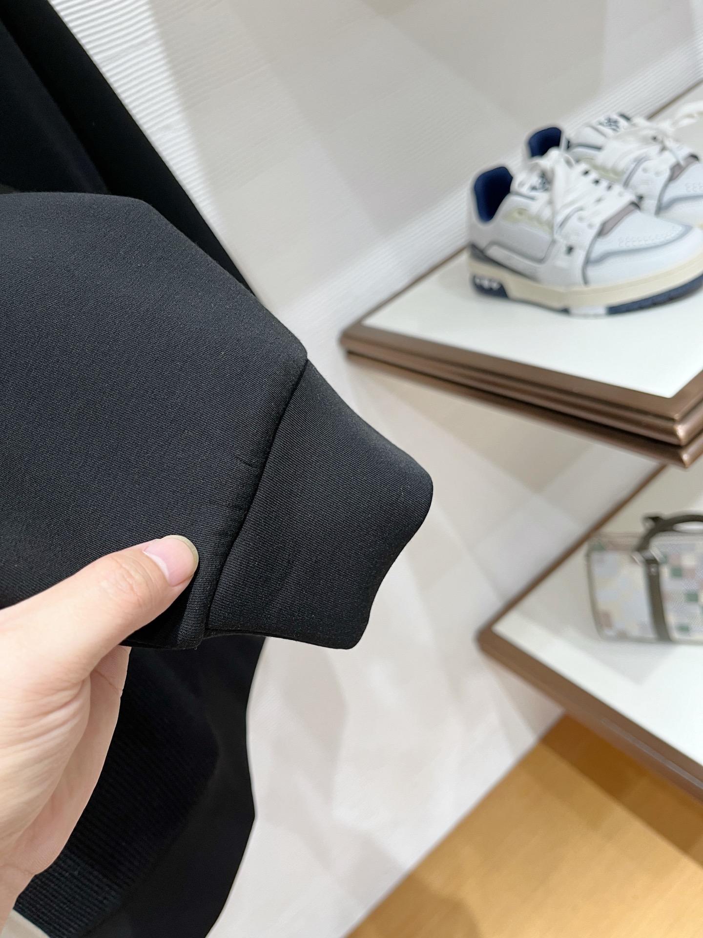 Burberry Hoodie Wool Black Slim Fit M-l-xl