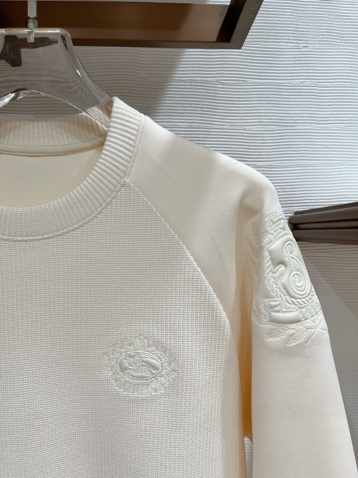 Burberry Hoodie Wool Black Slim Fit M-l-xl