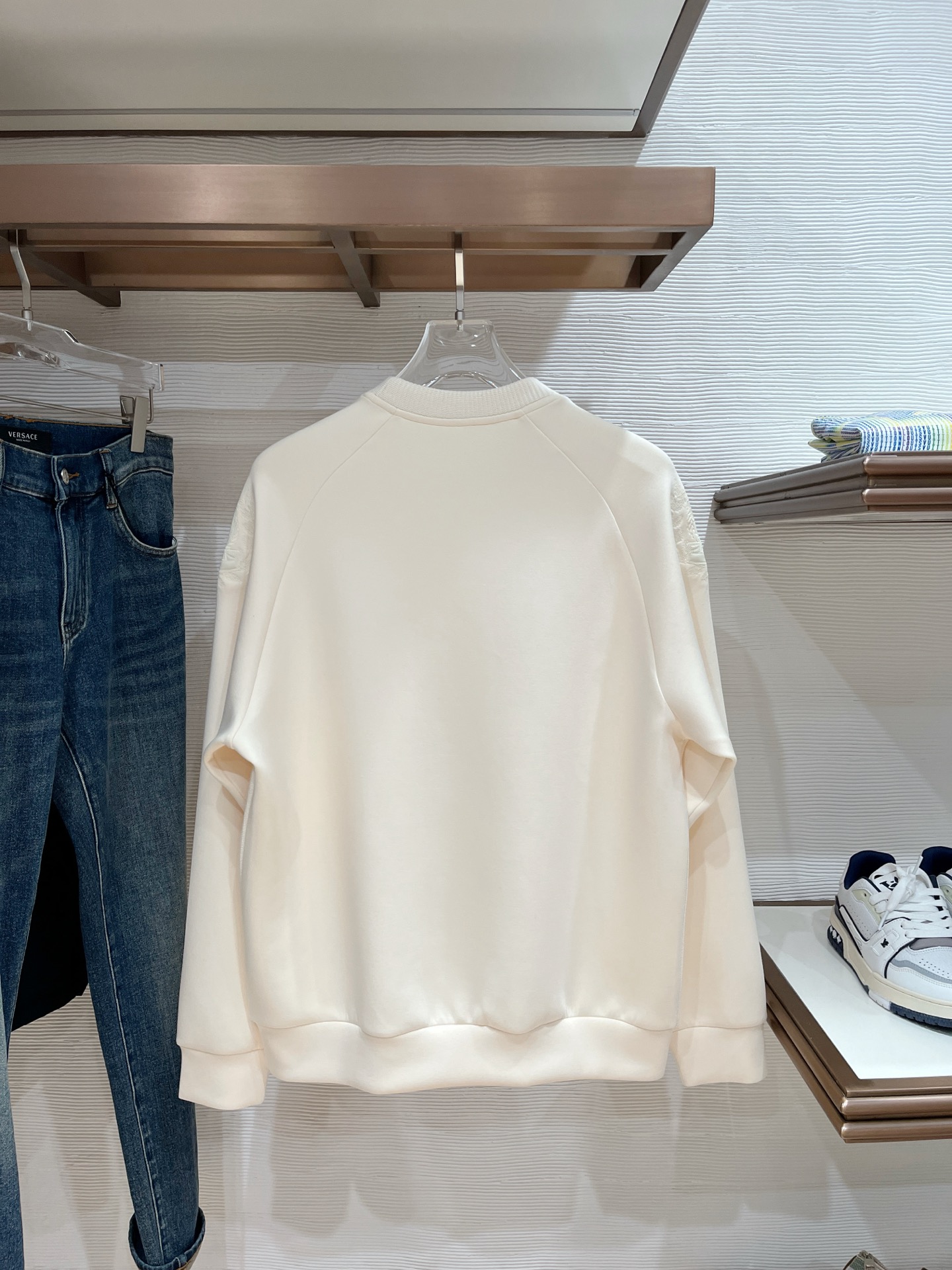 Burberry Hoodie Wool Black Slim Fit M-l-xl