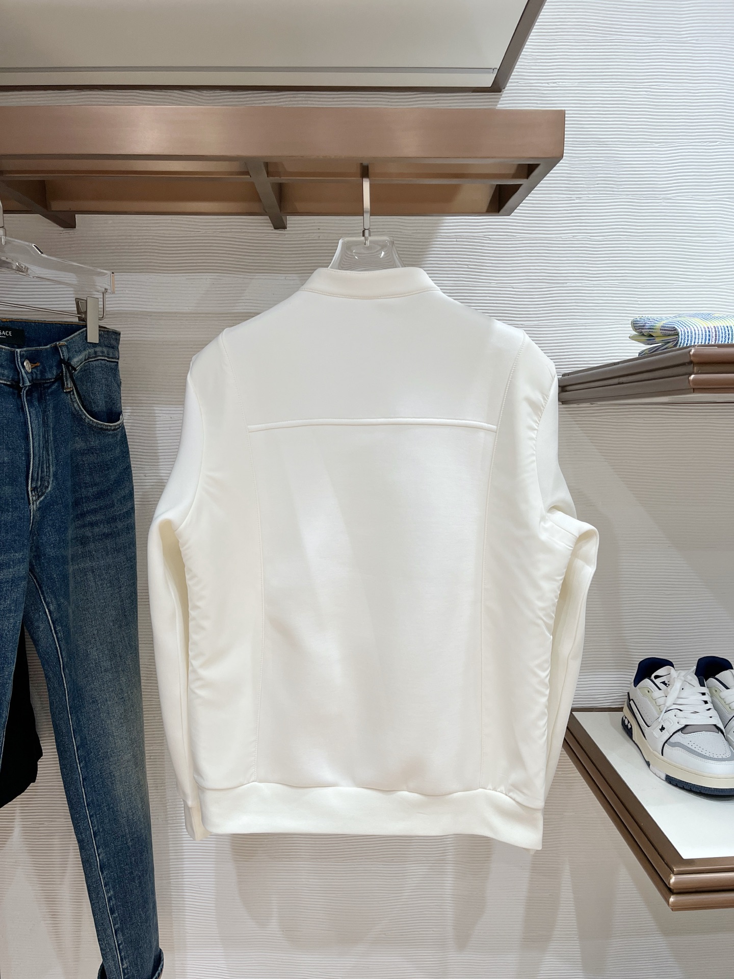 Louis Vuitton Hoodie Wool Black Slim Fit M-l-xl